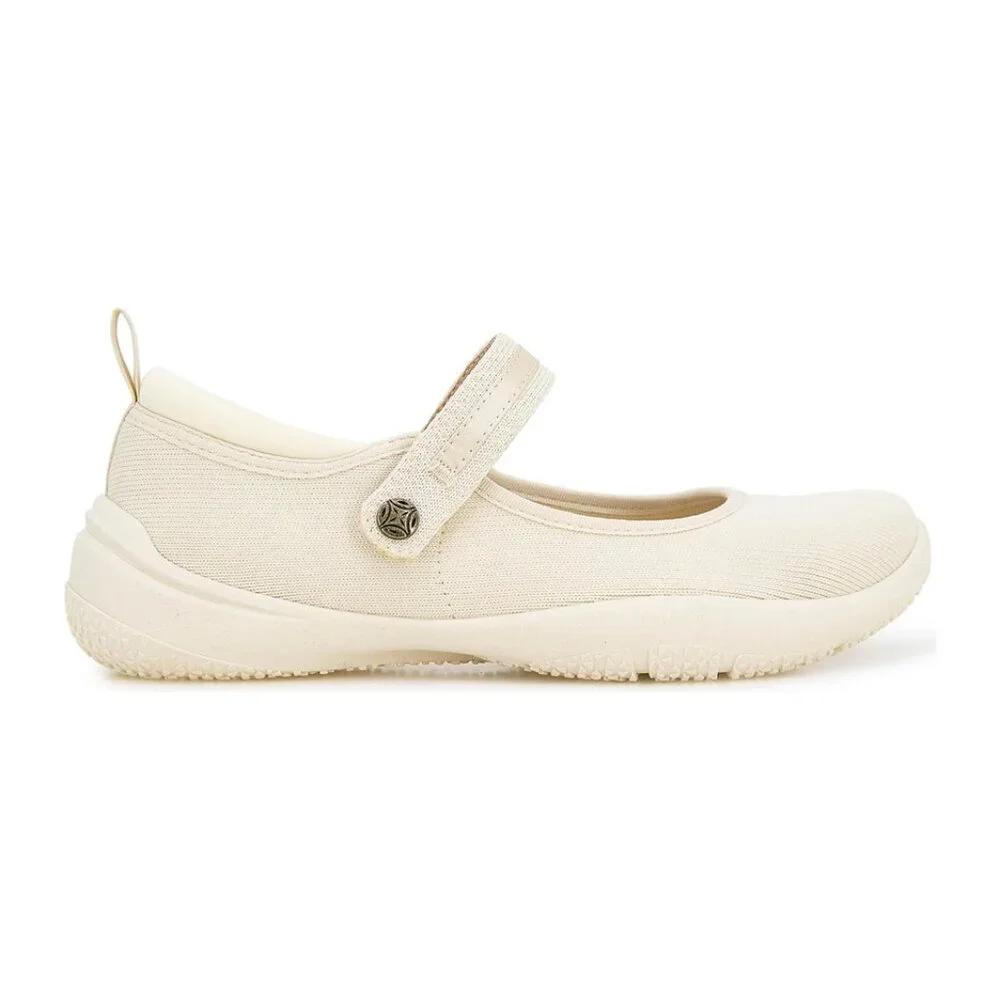 JBU Dark Eggshell Merry Mary Jane Flats/NIB/8M